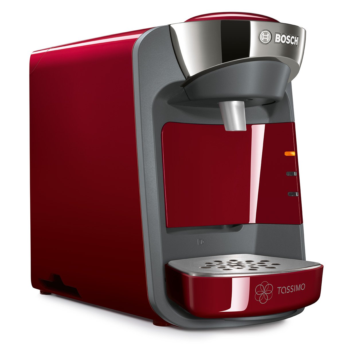Machine à Café Tassimo Suny, plus de 40 boissons chaudes, OneTouch, TAS3203, Rouge