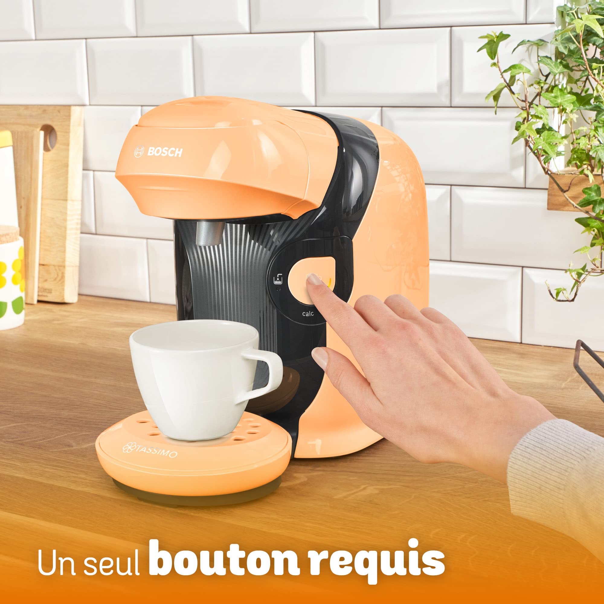 Machine à Café Tassimo Style, Intellibrew, OneTouch, TAS1106, Pêche