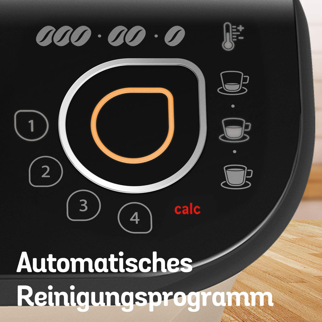Tassimo My Way 2 TAS6507 Cafetière à capsules avec filtre à eau, 1500 W, 1,3 l, crème