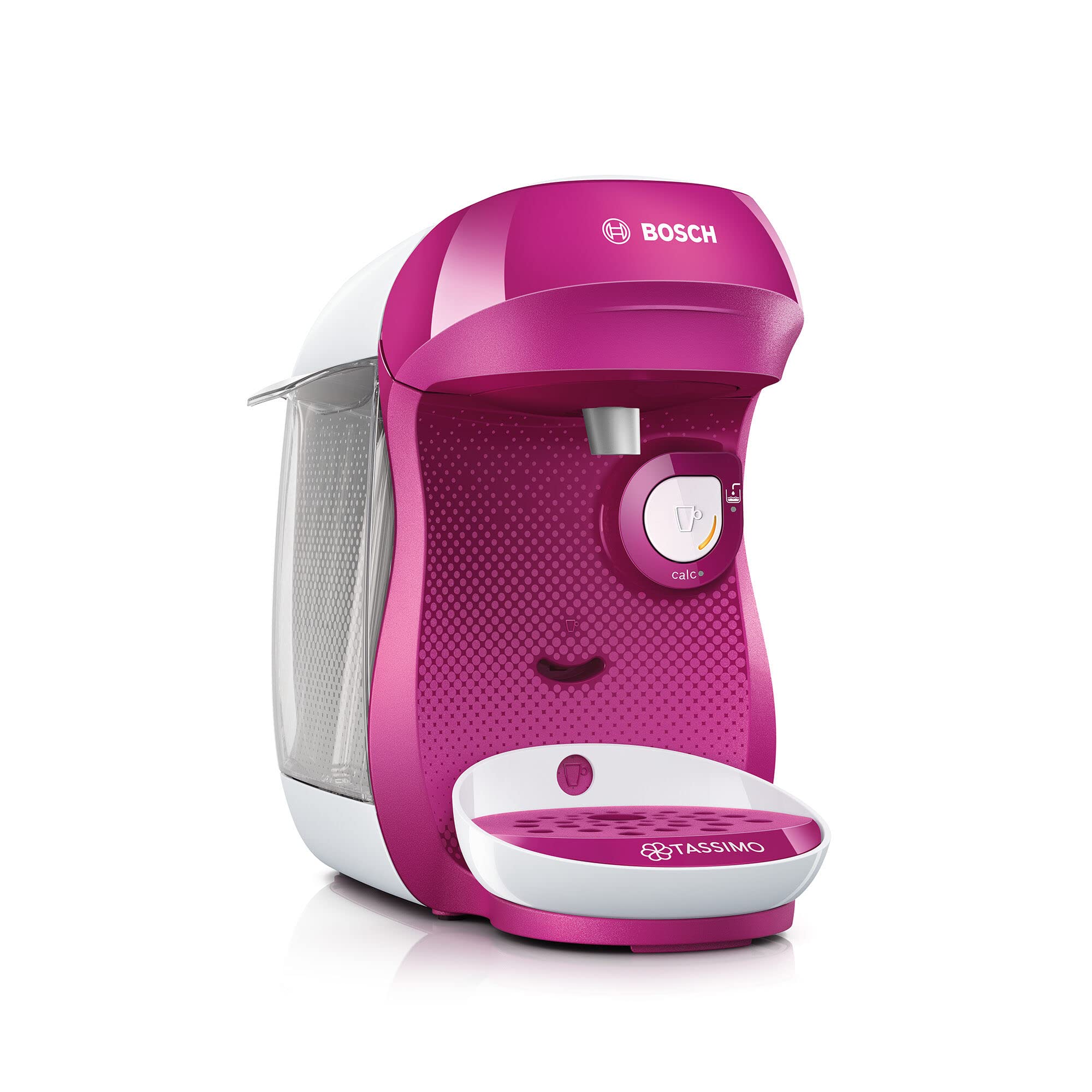 Machine à Café Tassimo Happy, tas1001, OneTouch, violet & blanc