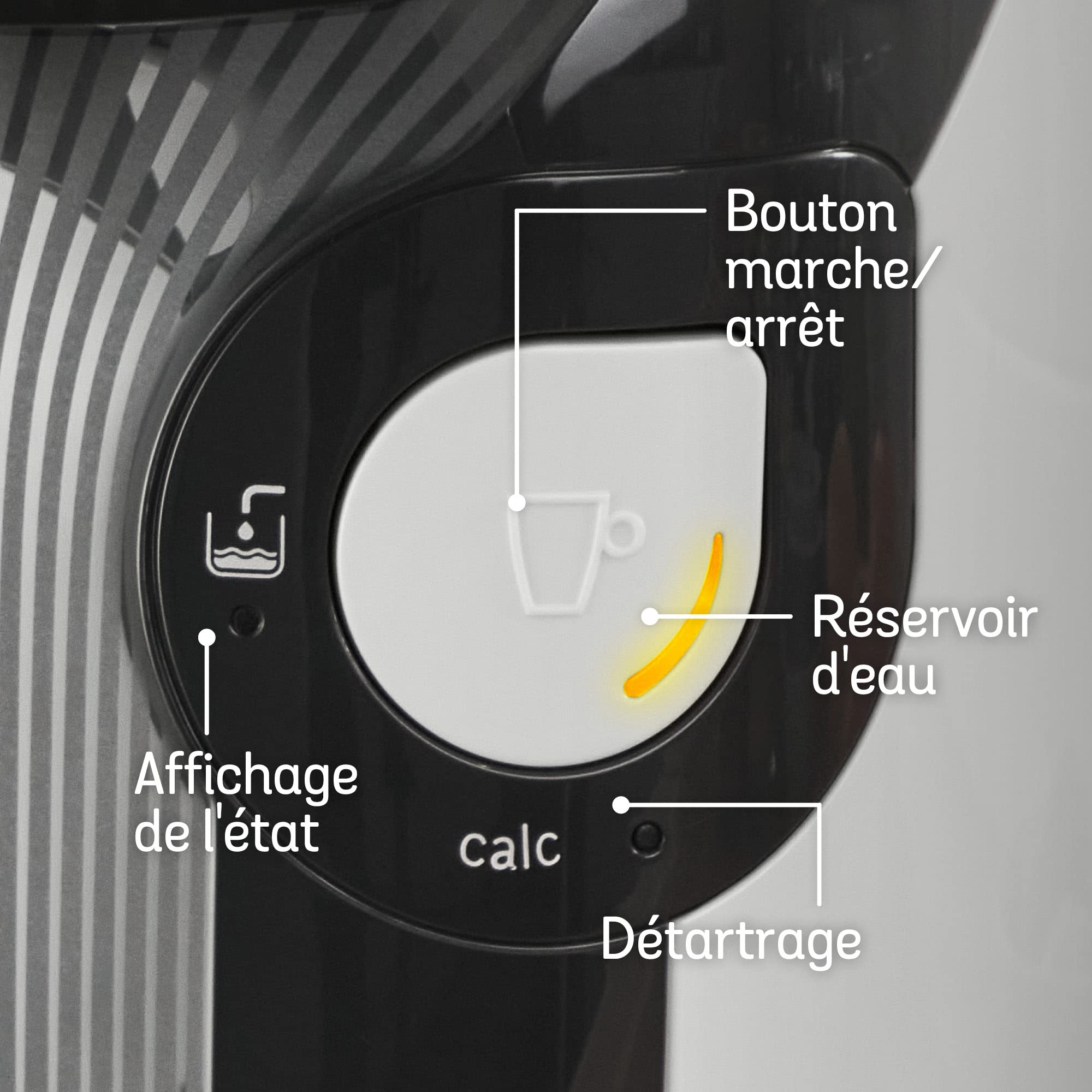 Machine à Café Tassimo Style, TAS1104, OneTouch, Intellibrew, blanc