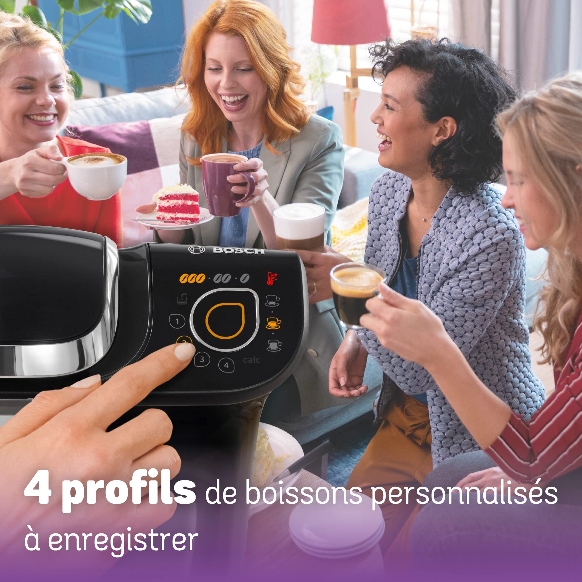 Tassimo My Way Machine à Café, tas 6502, plus de 40 boissons chaudes, OneTouch, Noir