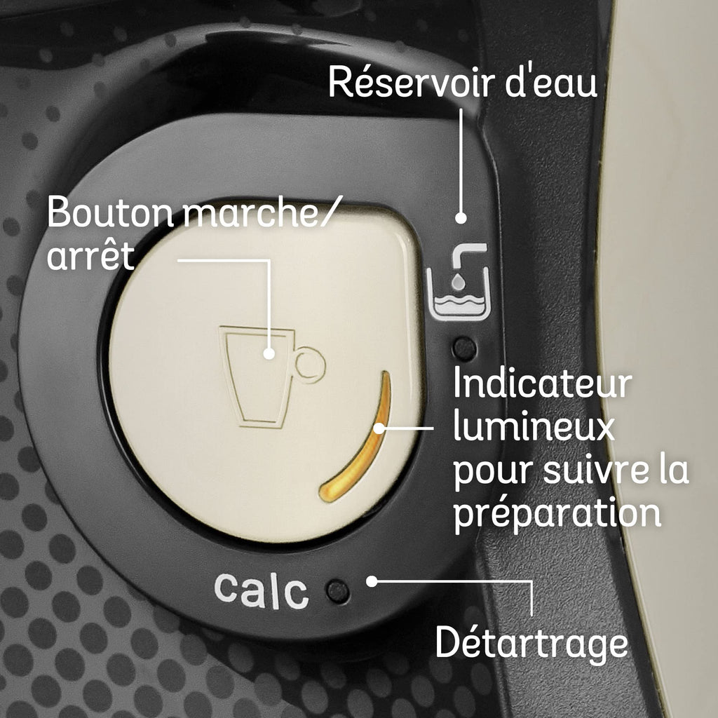 Tassimo Happy TAS1007 – Machine à café à capsules, 1400 W, Crème