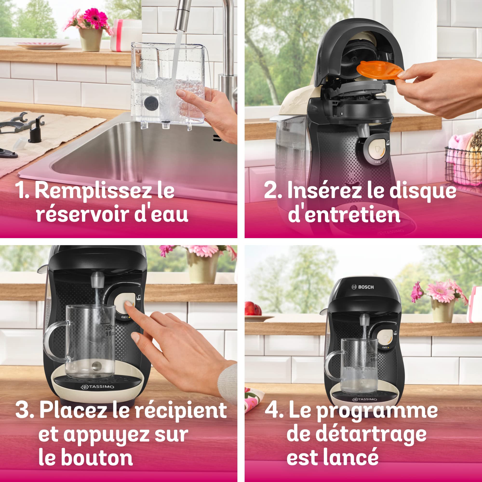 Tassimo Happy TAS1007 – Machine à café à capsules, 1400 W, Crème
