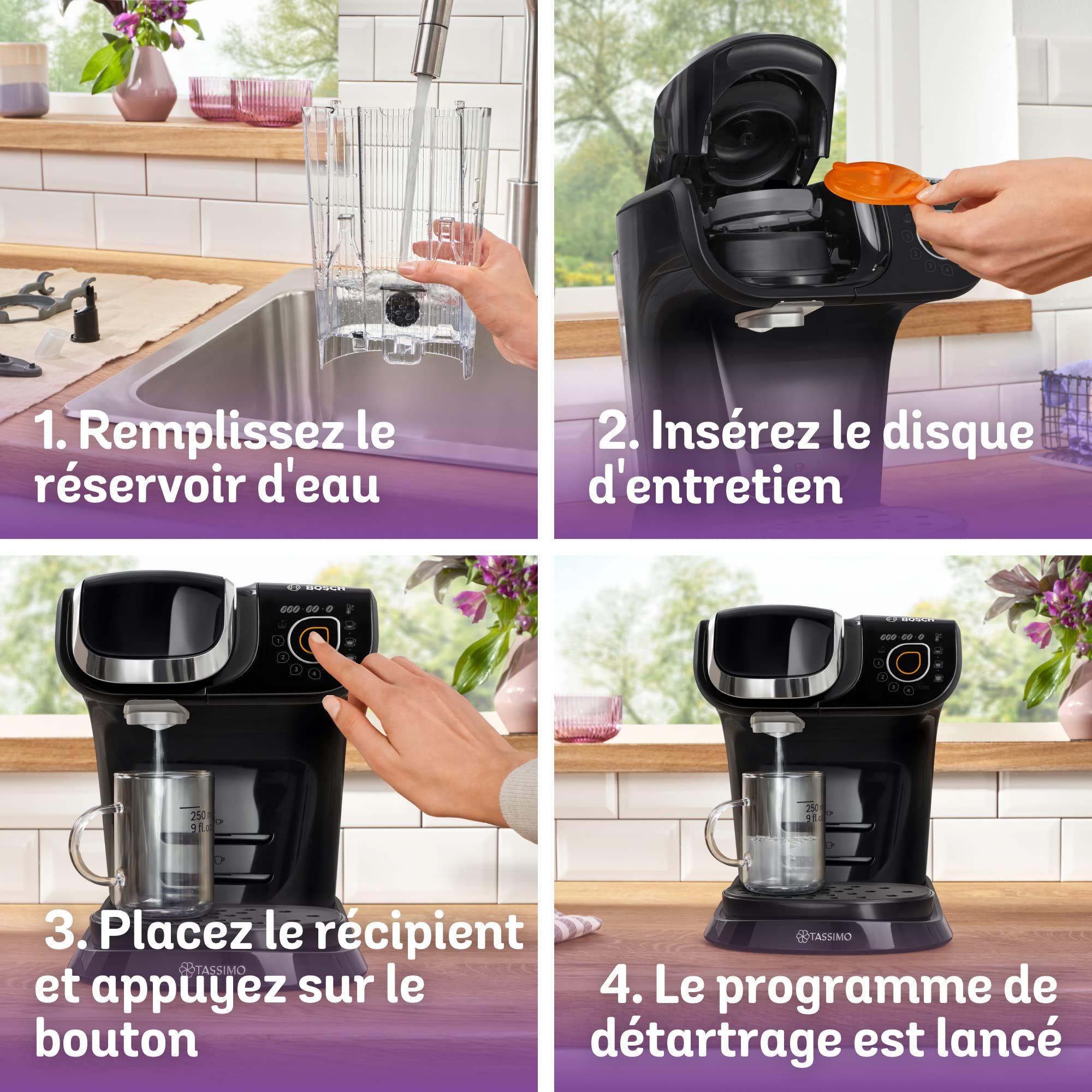 Tassimo My Way Machine à Café, tas 6502, plus de 40 boissons chaudes, OneTouch, Noir