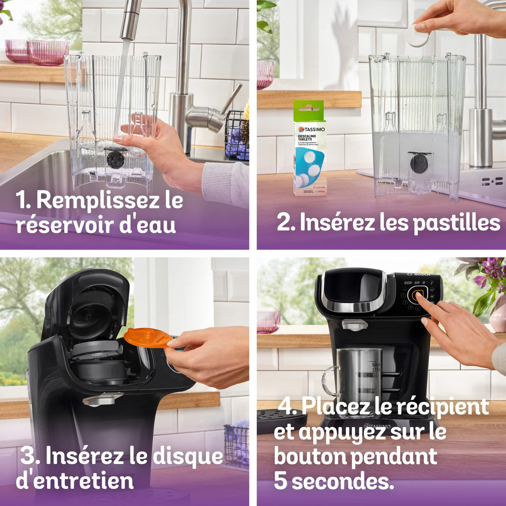 Tassimo My Way Machine à Café, tas 6502, plus de 40 boissons chaudes, OneTouch, Noir