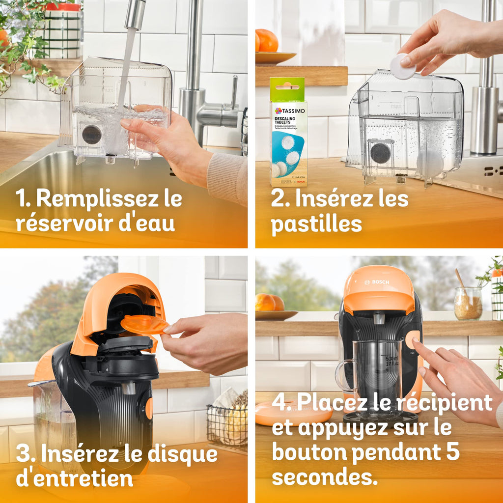 Machine à Café Tassimo Style, Intellibrew, OneTouch, TAS1106, Pêche