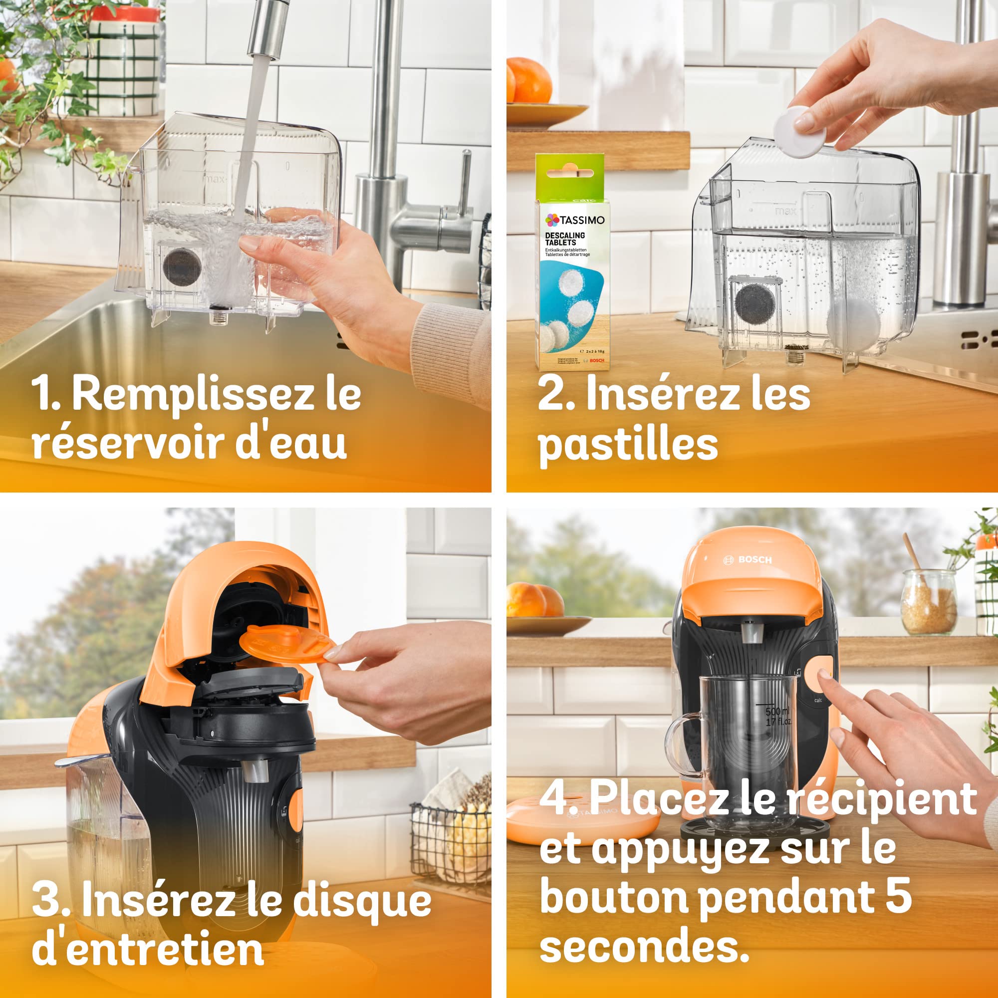 Machine à Café Tassimo Style, Intellibrew, OneTouch, TAS1106, Pêche