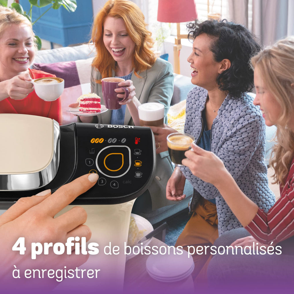 Tassimo My Way Machine à Café, tas 6504, plus de 40 boissons chaudes, OneTouch, Blanc